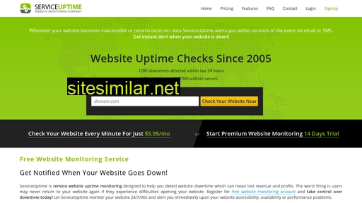 serviceuptime.com alternative sites