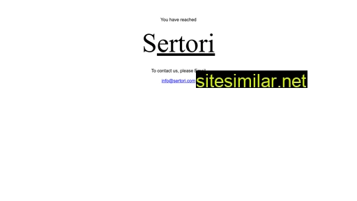 sertori.com alternative sites