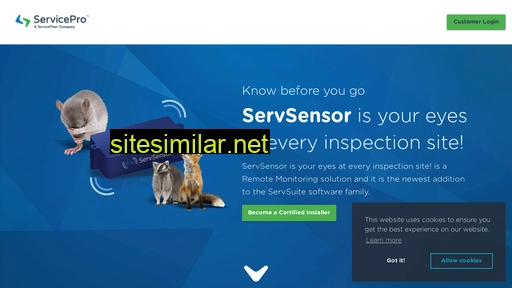 servsensor.com alternative sites