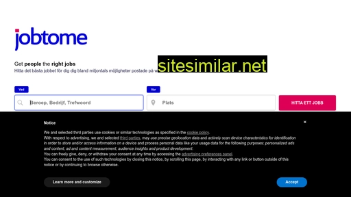 se.jobtome.com alternative sites