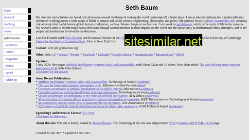 Sethbaum similar sites