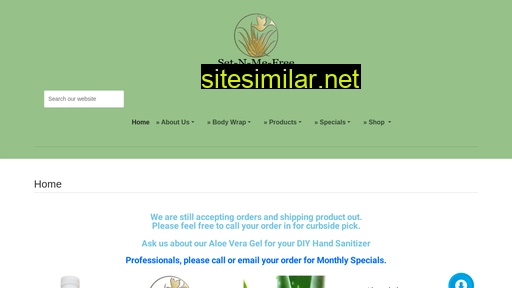 setnmefreealoevera.com alternative sites