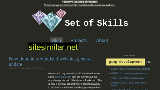 setofskills.com alternative sites