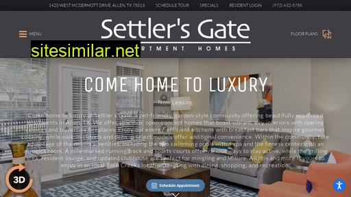 settlersgateallen.com alternative sites