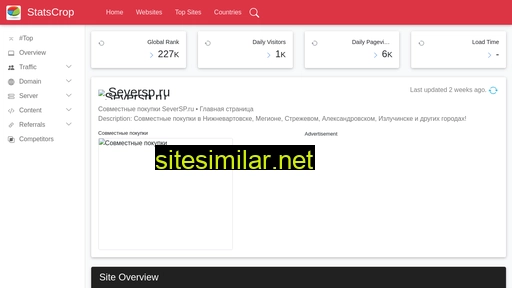 seversp.ru.statscrop.com alternative sites