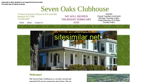 Sevenoaksclubhouse similar sites
