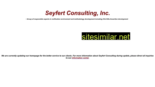 Seyfert-consulting similar sites