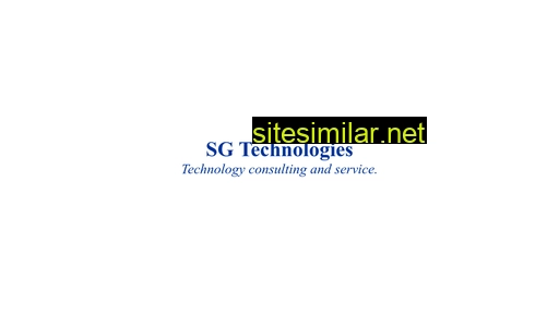Sg-technologies similar sites