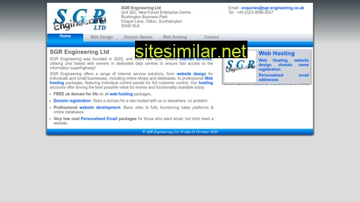 sgr-engineering.com alternative sites