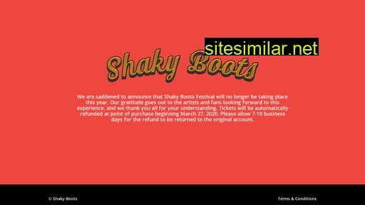 Shakyboots similar sites