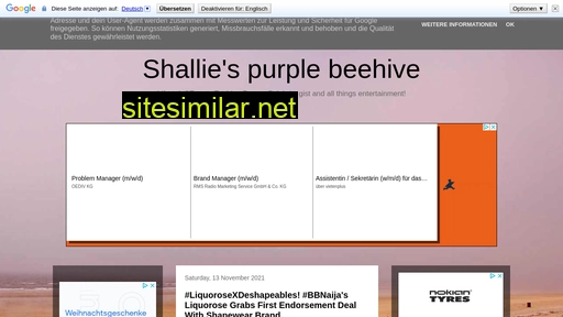 shalliespurplebeehive.com alternative sites