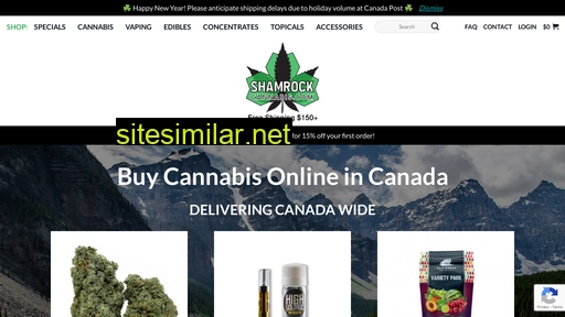 Shamrockcannabis similar sites