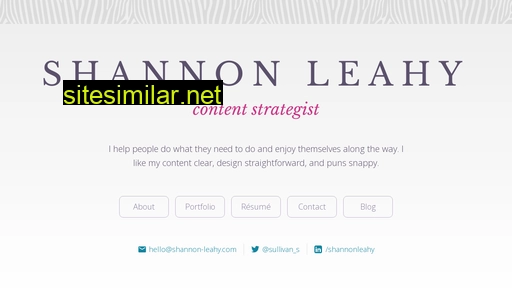 shannon-leahy.com alternative sites