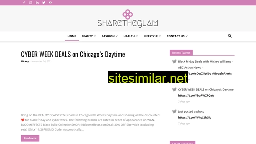 Sharetheglam similar sites