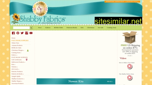 shabbyfabrics.com alternative sites