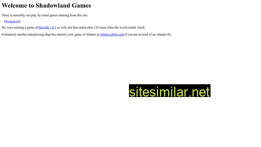 shadowlandgames.com alternative sites