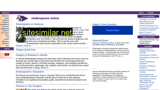 shakespeare-online.com alternative sites