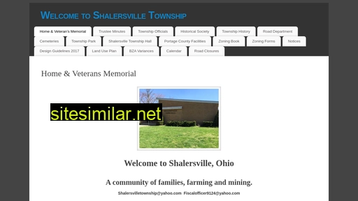 shalersvilletwp.com alternative sites