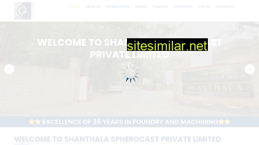 Shanthalaspherocast similar sites