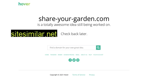 share-your-garden.com alternative sites