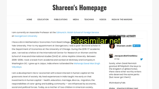 shareenjoshi.com alternative sites