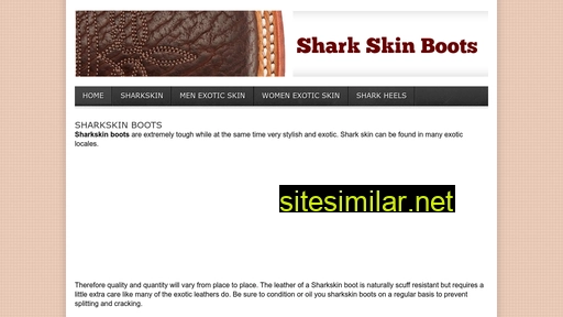 sharkskinboots.com alternative sites