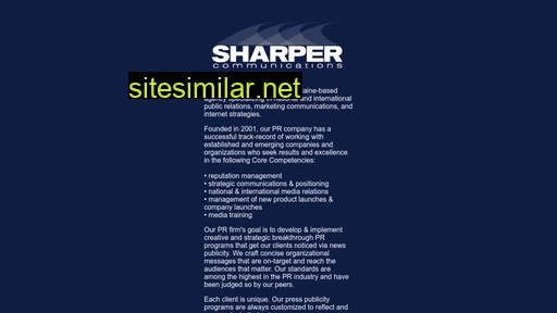 sharpercommunications.com alternative sites