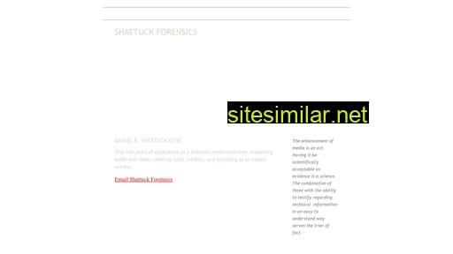shattuckforensics.com alternative sites