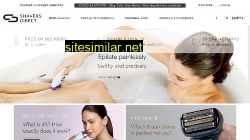 Shaversdirect similar sites
