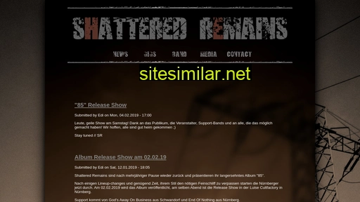 shattered-remains.com alternative sites
