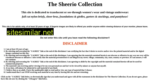 Sheerio similar sites