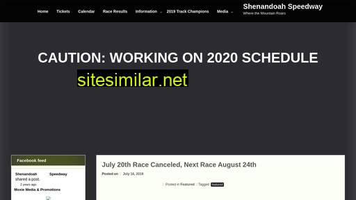 shenandoah-speedway.com alternative sites