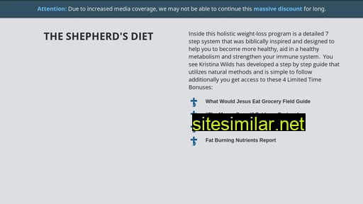 shepherds-diet.com alternative sites