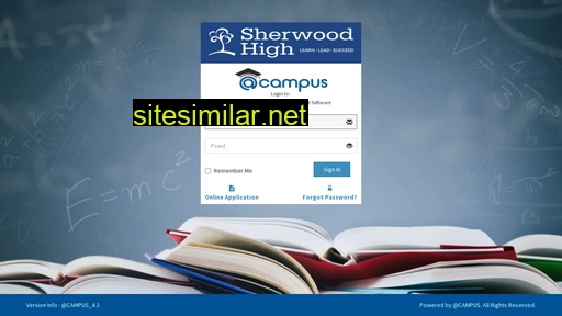 sherwoodhigh.atcampussolutions.com alternative sites