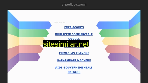 sheetbox.com alternative sites