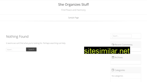 sheorganizesstuff.com alternative sites
