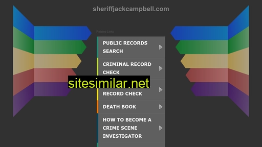 Sheriffjackcampbell similar sites