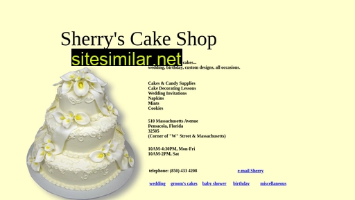 sherryscakeshop.com alternative sites
