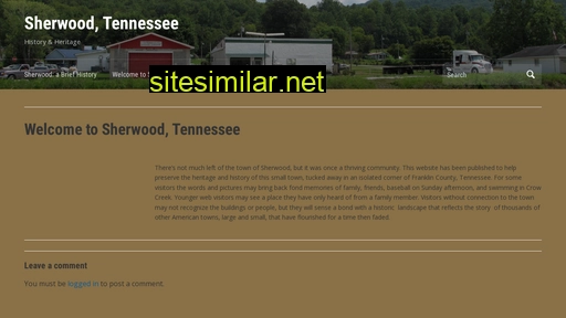 sherwoodtenn.com alternative sites
