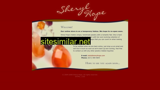 sherylhope.com alternative sites