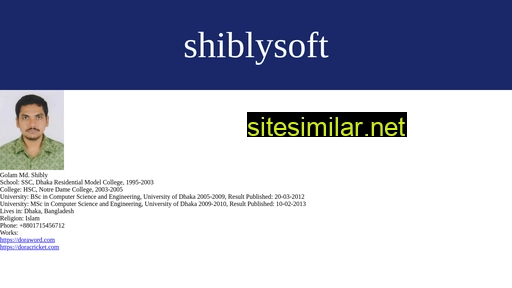 Shiblysoft similar sites