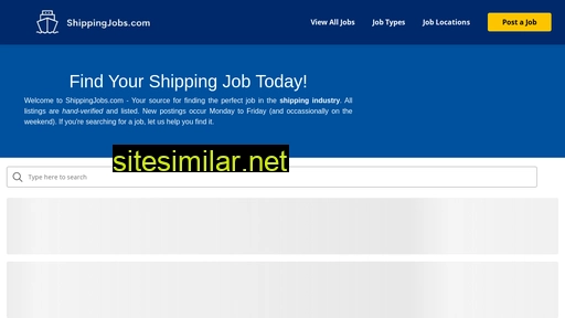 Shippingjobs similar sites