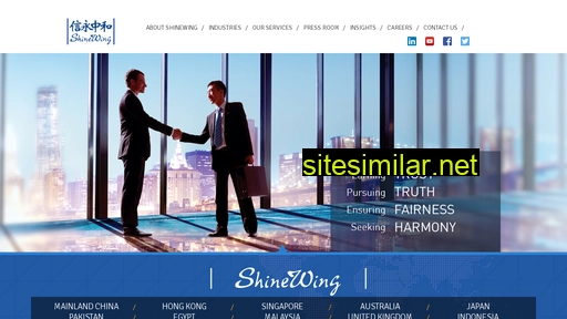 Shinewinginternational similar sites