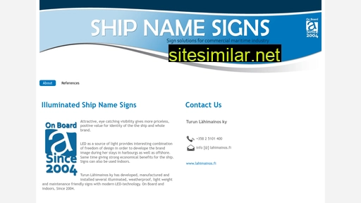 shipname-sign.com alternative sites