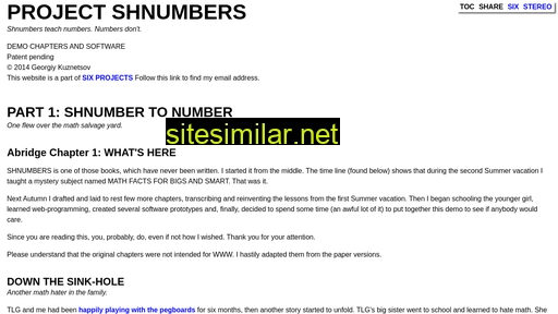 shnumbers.com alternative sites