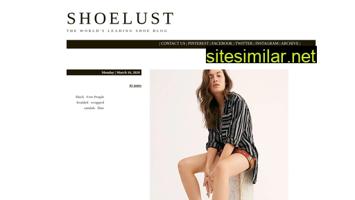 Shoelust similar sites