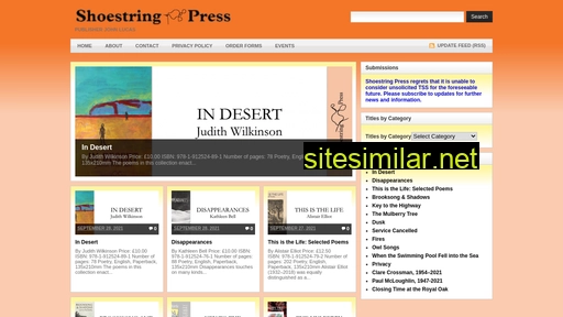 Shoestring-press similar sites