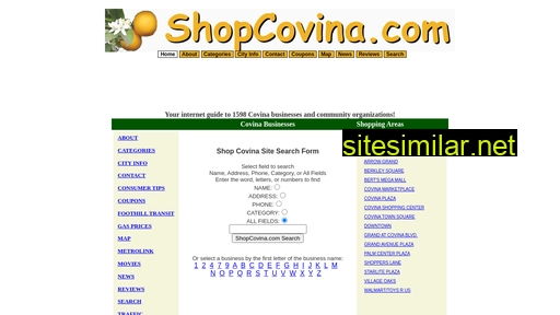 shopcovina.com alternative sites