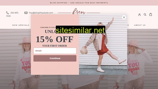 Shopfreystyle similar sites