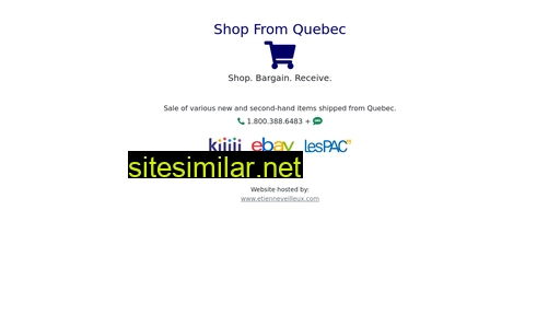shopfromquebec.com alternative sites
